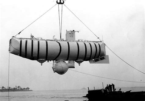 trieste bathyscaphe dive.